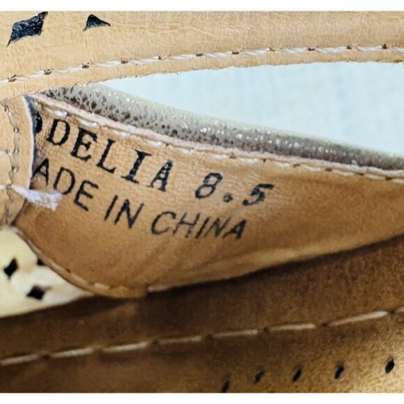 GC Women ODELIA  Bronze Lazer Slip On Wedge Lightweight  Sandals Shoes Size 8.5 - Picture 12 of 16